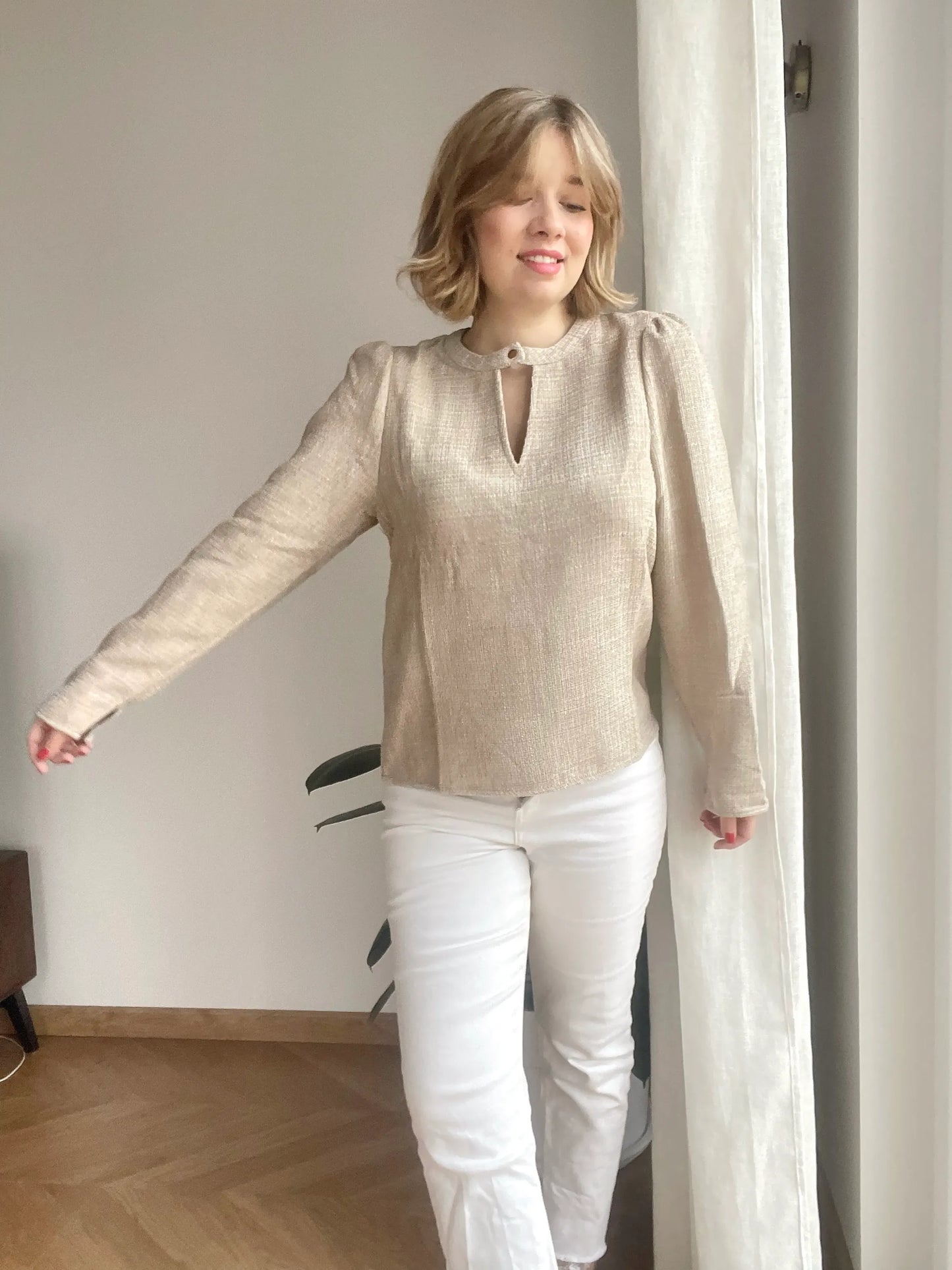 Blouse Malou taupe